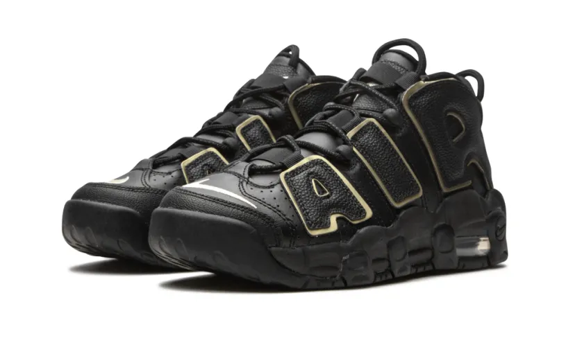 Nike Basketball Air More Uptempo GS 'Black Gold'